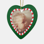 Lijst voor foto van hartvorm keramisch ornament (Links)