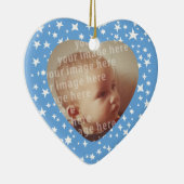 Lijst voor foto van hartvorm keramisch ornament (Rechts)