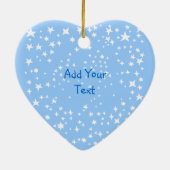 Lijst voor foto van hartvorm keramisch ornament (Achterkant)