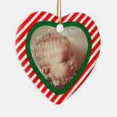 Lijst voor foto van hartvorm keramisch ornament (Rechts)
