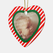 Lijst voor foto van hartvorm keramisch ornament (Links)