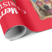 Lijst voor fotocollage Dogs Pets Family Kerstmis Cadeaupapier (Rol Hoek)