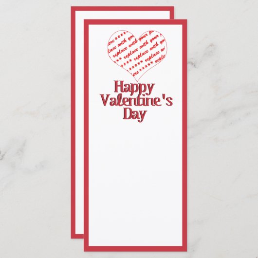 Lijst voor hartvorm (Voorkant / Achterkant)