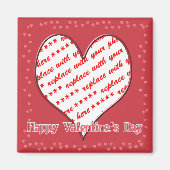 Lijst voor hartvorm magneet (Voorkant)