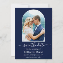 Lijst voor moderne Arch Photo Blue