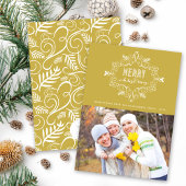 Lijst voor prettig kerstfeestvieren feestdagenkaart