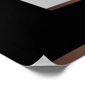 Lijst voor prettige kerstfoto's poster (Hoek)