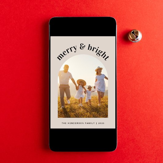 Lijst voor prettige kerstserie feestdagenkaart