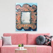 Lijst voor rietspiegels, 1670-80 canvas afdruk (Insitu (Woonkamer))