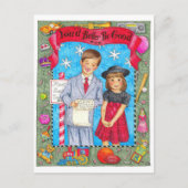 Lijst voor Santa Be Good Inspirerend Briefkaart (Voorkant)