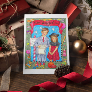 Lijst voor Santa Be Good Inspirerend Briefkaart