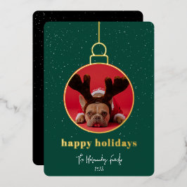 Lijst voor sierfoto's folie feestdagenkaart