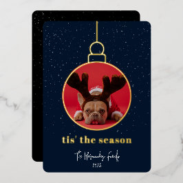 Lijst voor sierfoto's folie feestdagenkaart