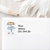 Lijst voor Twee Etiketten van het Adres van de Ter (Insitu)