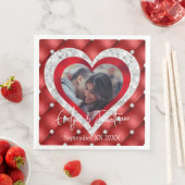 Lijst voor weddenschap Aangepast fototoestel Rood  Servet (Insitu)