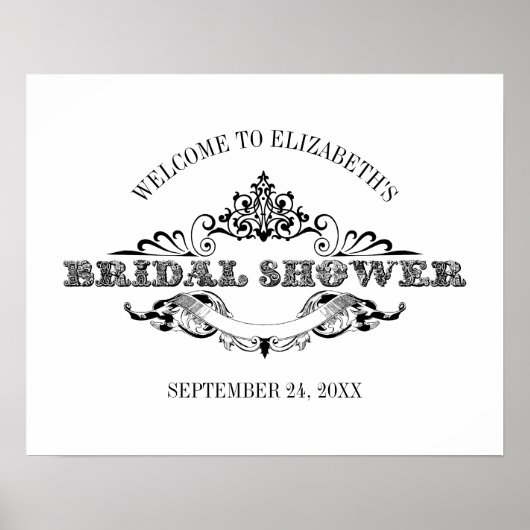  Lijst Vrijgezellenfeest Welkom Poster (Voorkant)