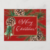  Lijst Vrolijk kerstfeest Feestdagenkaart (Voorkant)