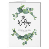 Lijst-weddenschap tussen Eucalyptus Greenery (Voorkant)