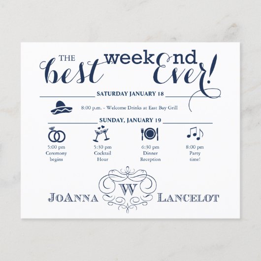 Lijst-weddenschap-weekeindroute scrollen (Voorkant)