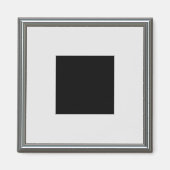 lijst zilver afbeelding magneet (Voorkant)