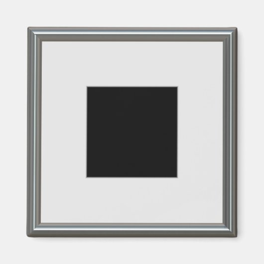 lijst zilver afbeelding magneet (Voorkant)