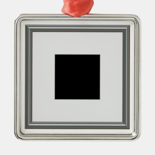 lijst zilver afbeelding metalen ornament (Voorkant)