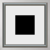 lijst zilver afbeelding poster (Voorkant)