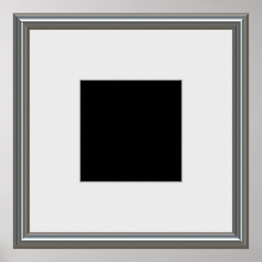 lijst zilver afbeelding poster (Voorkant)