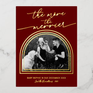 Lijst Zwangerschap Folie Briefkaart