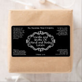  lijst Zwart Cosmetisch Label - 3.25 "x 2" (Insitu)