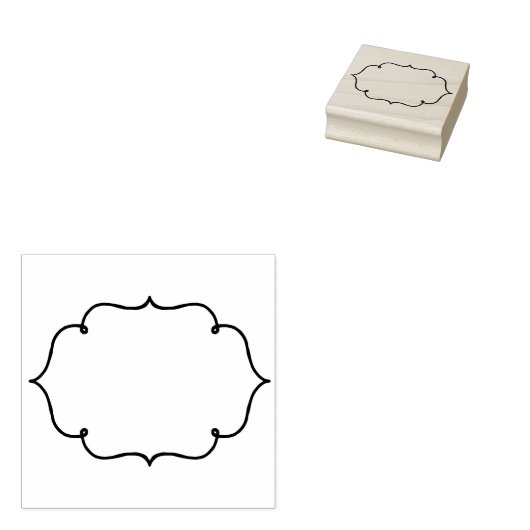  Lijst zwart-wit + uw ideeën Rubberstempel (Gestempeld)