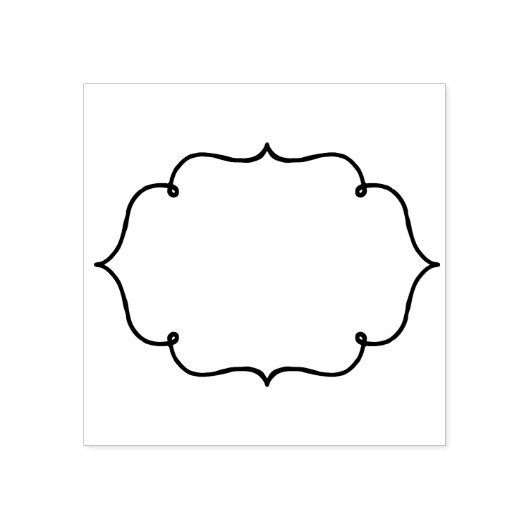 Lijst zwart-wit + uw ideeën Rubberstempel (Afrduk)