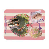  Lijsten 3 Foto 1st Christmas Milestone KAART Magneet (Horizontaal)