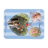  Lijsten 3 Foto 1st Christmas Milestone KAART Magneet (Horizontaal)