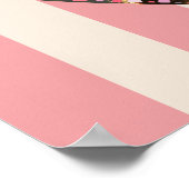  Lijsten 3 Foto Roze 1e Kerst Mijlpaal Poster (Hoek)