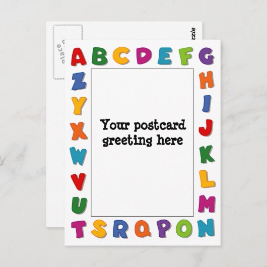 Lijsten Briefkaart (Voorkant / Achterkant)