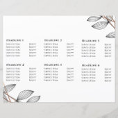 lijsten brochure over bladzijden (Achterkant)