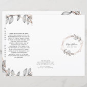 lijsten brochure over bladzijden (Voorkant / Achterkant)