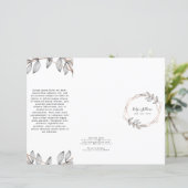 lijsten brochure over bladzijden (Staand voorkant)