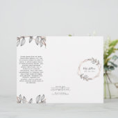 lijsten brochure over bladzijden (Staand voorkant)