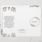 lijsten brochure over bladzijden (Voorkant / Achterkant)