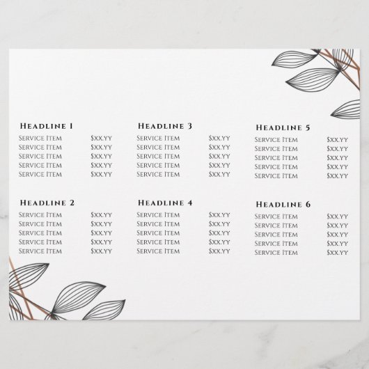 lijsten brochure over bladzijden (Achterkant)