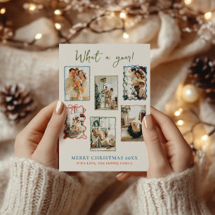  Lijsten Familie Foto Collage Kerst Kaart