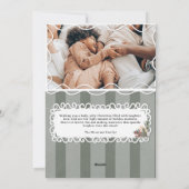   lijsten Kerstmis familie 5 foto's Feestdagenkaart (Achterkant)