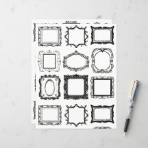  Lijsten Line Art Collage Scrapbook Papier