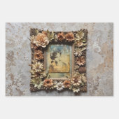  lijsten met bloemen en papier - inpakpapier vel (Voorkant 2)