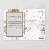 Lijsten - met familiegedicht Briefkaart (Achterkant)