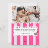   lijsten Roze Kerst 5 foto's Feestdagenkaart (Achterkant)