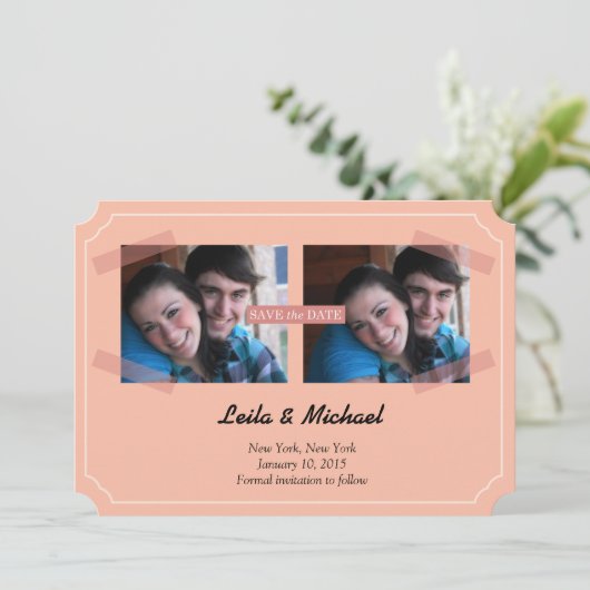 lijsten save the date (Staand voorkant)