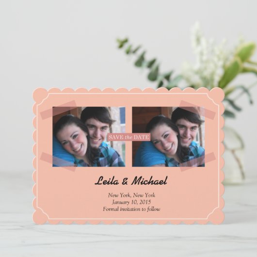 lijsten save the date (Staand voorkant)